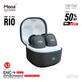 Morui MB-H2 RIO Wireless Earbuds Ultra Compact, Studio-Grade Sound, Premium Design, Long Battery Life - 1 Year Warranty