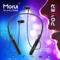 Morui ME06 Neckband Wireless Stereo Bluetooth 5.3 Headphones | Voice Changer Earbuds | Gaming Headset | 20 Hours Charging Backup